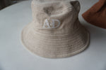 Cream cord bucket hat