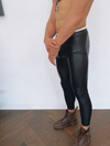 THE LEATHER LOOK LEGGING